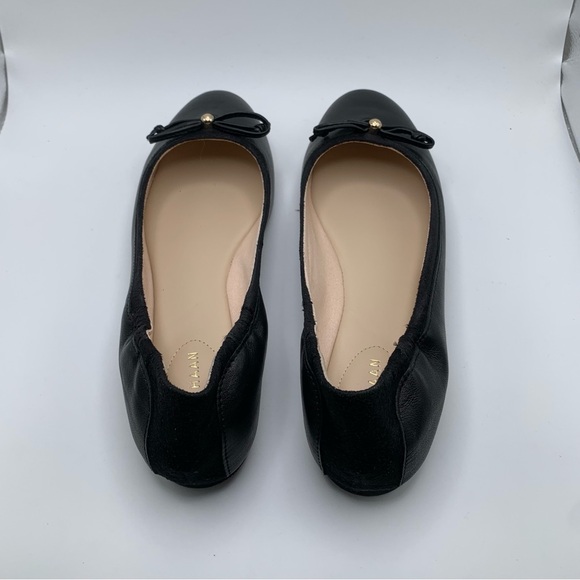 NWOB Cole Haan Women's Keira Ballet Flat, Black leather bow size 7B 1083 - Picture 9 of 11